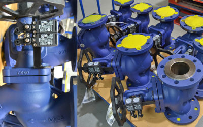 Bellows sealed valves with limit switches